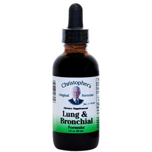 Lung & Bronchial Extract Herbal Liquid, 2 oz, Christopher s Original Formulas Supply