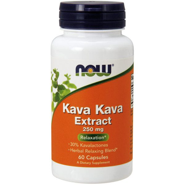 Kava Kava Extract 250 mg, 30% Kavalactones, 60 Capsules, NOW Foods Hot on Sale