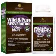 Wild & Pure Resveratrol 500 mg, 60 Veggie Capsules, Genceutic Naturals Online now