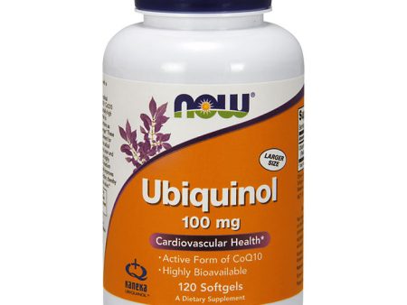 Ubiquinol 100 mg, Value Size, 120 Softgels, NOW Foods Online