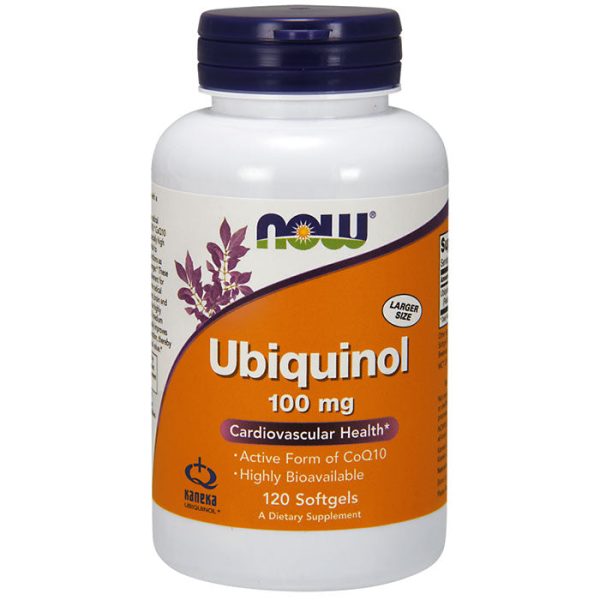 Ubiquinol 100 mg, Value Size, 120 Softgels, NOW Foods Online