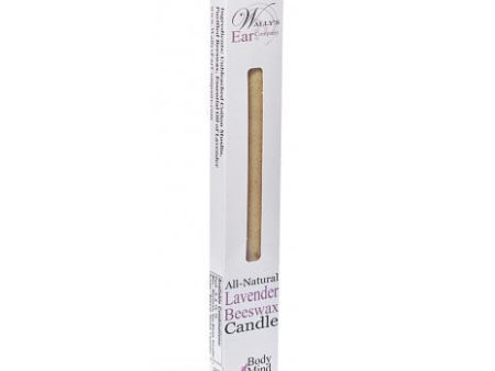 Lavender Beeswax Hollow Ear Candles, 2 pk, Wally s Natural Products Supply