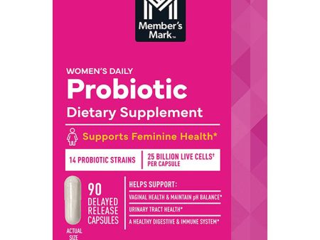 Member s Mark Women s Daily Probiotic, 90 Delayed Release Capsules Online