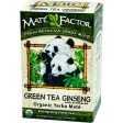 Green Tea Ginseng with Echinacea Organic Yerba Mate Herb Tea, 20 Tea Bags, Mate Factor Online