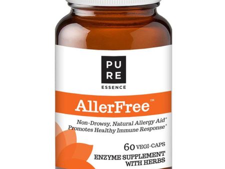 AllerFree, Enzymatic Allergy Control, 60 Vegetarian Capsules, Pure Essence Labs For Cheap