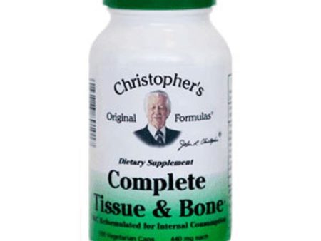 Complete Tissue & Bone Capsule, 100 Vegicaps, Christopher s Original Formulas Supply