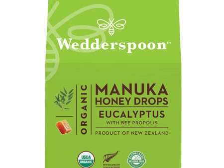 Organic Manuka Honey Drops - Eucalyptus, 4 oz (120 g), Wedderspoon Online