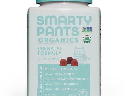 Organic Prenatal Formula, 120 Vegetarian Gummies, SmartyPants Vitamins Cheap