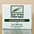 Suppositories with Tea Tree Oil, 6 pk, Tea Tree Therapy Online