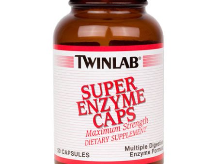 Super Enzyme Caps, Multiple Digestive Enzymes, 50 Capsules, TwinLab Online Hot Sale