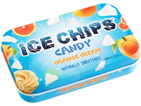 Ice Chips Orange Cream Xylitol Candy, 1.76 oz (50 g) Sale