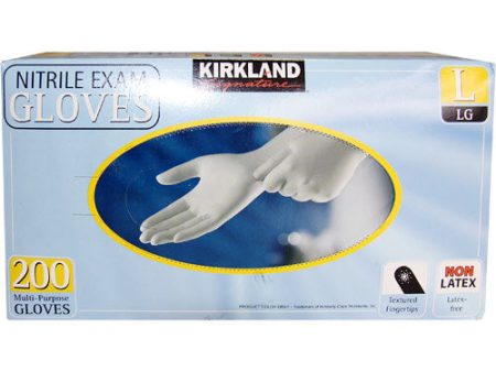 Nitrile Exam Gloves, Latex-Free, Multi-Purpose Gloves 200 pcs (Medium, Small or Large) Online