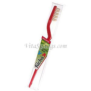 Record V Toothbrush, Natural Bristle, Medium, Fuchs Brushes For Discount