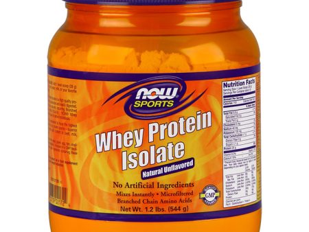 Whey Protein Isolate 100% Pure, 1.2 lb, NOW Foods Online now