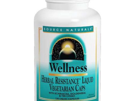 Wellness Herbal Resistance, 30 Vegetarian Liquid Capsules, Source Naturals For Cheap