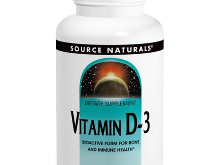 Vitamin D 2000 IU Caps, 200 Capsules, Source Naturals Sale