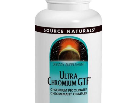 Ultra Chromium GTF 200 mcg, 60 Tablets, Source Naturals For Sale