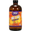 MCT Oil Liquid - Chocolate Mocha Flavor, 16 oz, NOW Foods Cheap