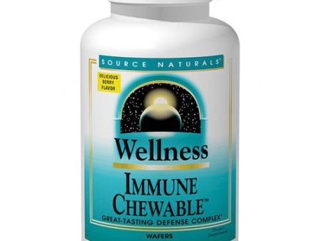 Wellness Immune Chewable, 30 Wafers, Source Naturals For Discount