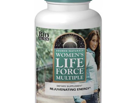 Women s Life Force Multiple, Energy Multi-Vitamins 180 tabs from Source Naturals Hot on Sale