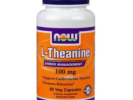 Theanine (L-Theanine) 100mg 90 Vcaps, NOW Foods Sale