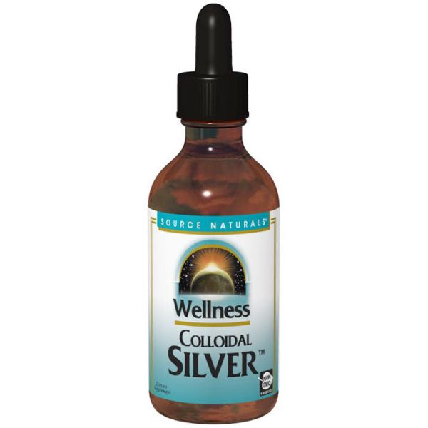 Wellness Colloidal Silver 45 PPM Liquid, 8 oz, Source Naturals Discount