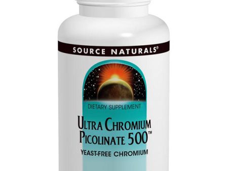 Ultra Chromium Picolinate 500, 60 Tablets, Source Naturals Online Sale