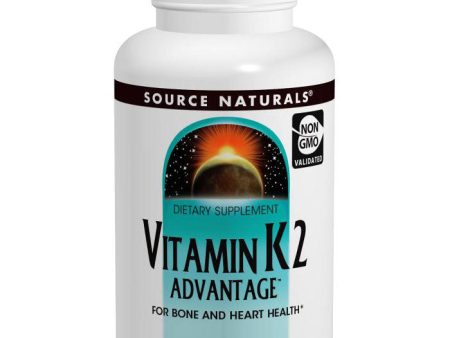 Vitamin K2 Advantage, Value Size, 120 Tablets, Source Naturals Hot on Sale