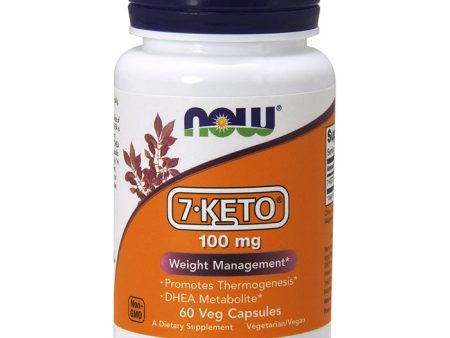 7-Keto 100 mg, 60 Vegetarian Capsules, NOW Foods Sale