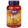 Bioenergy Ribose D-Ribose 750 mg, 120 Capsules, NOW Foods Online