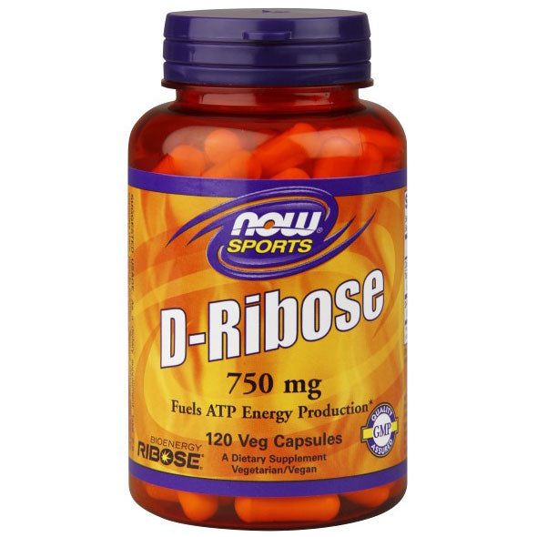 Bioenergy Ribose D-Ribose 750 mg, 120 Capsules, NOW Foods Online