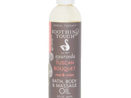 Bath, Body & Massage Oil, Rest & Relax, 8 oz, Soothing Touch Supply