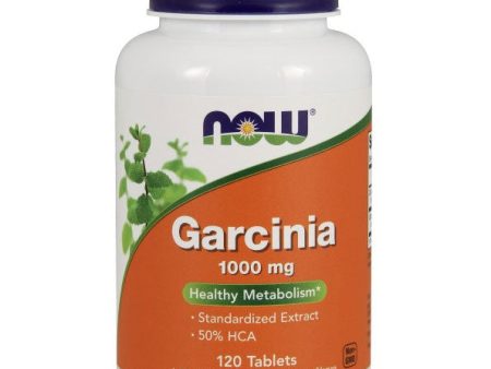 Garcinia 1000 mg, 50% Hydroxycitric Acid, 120 Tablets, NOW Foods Fashion