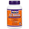 Tri-Amino Arginine   Ornithine   Lysine 120 Caps, NOW Foods For Discount