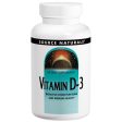 Vitamin D-3 5000 IU Caps, 120 Capsules, Source Naturals on Sale