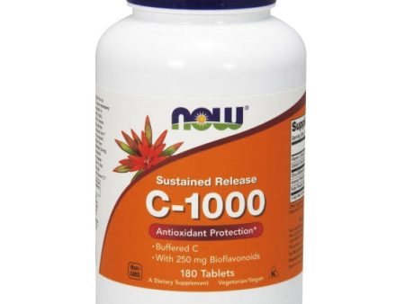 Vitamin C-1000 Complex 180 Tabs, NOW Foods Online now