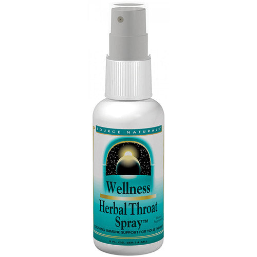 Wellness Herbal Throat Spray, 2 oz, Source Naturals Online Hot Sale