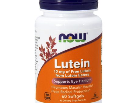 Lutein 10 mg, Supports Eye Health, 60 Softgels, NOW Foods For Sale