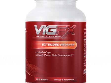 VigFX, Male Virility Supplement, 60 Softgels, Leading Edge Health Sale