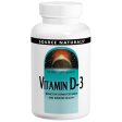 Vitamin D-3 2000 IU, Value Size, 400 Capsules, Source Naturals Hot on Sale