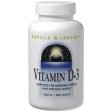 Vitamin D-3 1000 IU, 90 Capsules, Source Naturals Fashion