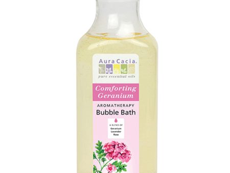 Aromatherapy Bubble Bath - Comforting Geranium, 13 oz, Aura Cacia Fashion