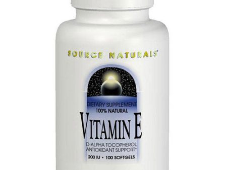 Vitamin E d-alpha Tocopherol 400 IU 250 softgels from Source Naturals Fashion