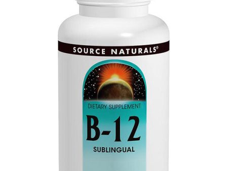 Vitamin B-12 2000 mcg Sublingual, Value Size, 200 Tablets, Source Naturals Fashion