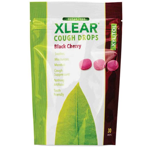 Sugar Free Cough Drops, Black Cherry, 30 Lozenges, Xlear (Xclear) Hot on Sale