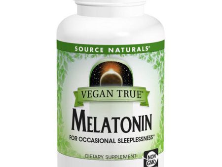 Vegan True Melatonin 3 mg, 60 Vegantein Capsules, Source Naturals Hot on Sale