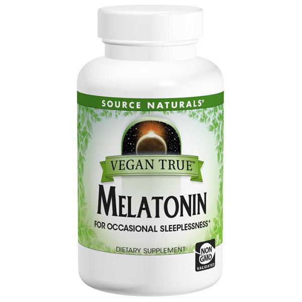 Vegan True Melatonin 3 mg, 60 Vegantein Capsules, Source Naturals Hot on Sale