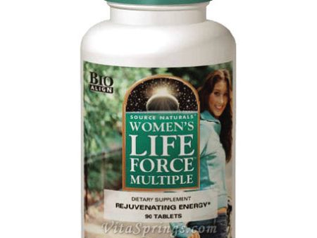 Women s Life Force Multiple No Iron 180 tabs from Source Naturals Sale