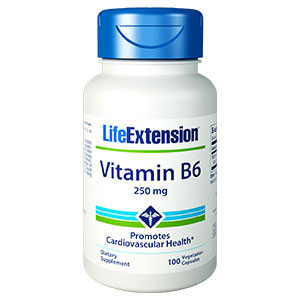 Vitamin B6 250 mg, 100 Capsules, Life Extension Discount