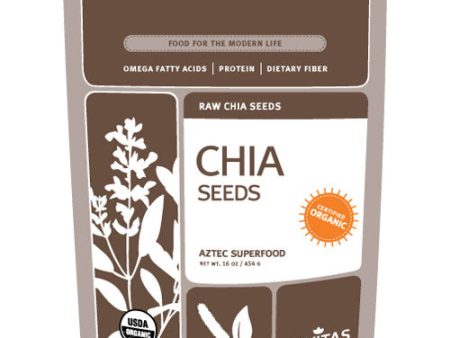 Organic Raw Chia Seeds, 16 oz, Navitas Naturals Fashion